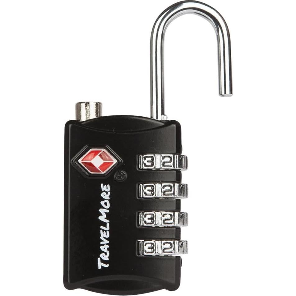 5 Candados de Equipaje TSA TravelMore con Combinación 4 Dígitos