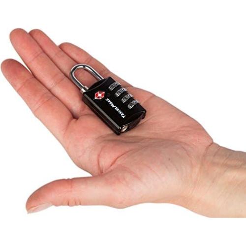 5 Candados de Equipaje TSA TravelMore con Combinación 4 Dígitos