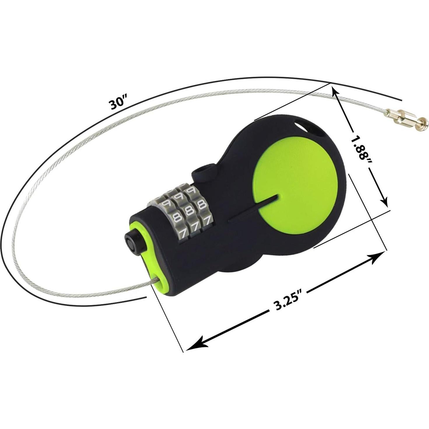 Candado de Equipaje Lewis N. Clark TSA Verde 76 cm