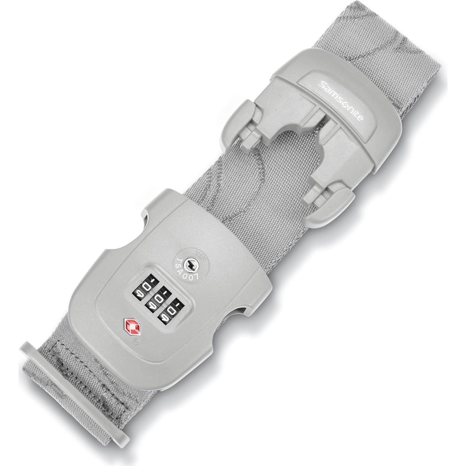 Candado de Combinación 3 Dígitos Samsonite Gris Claro