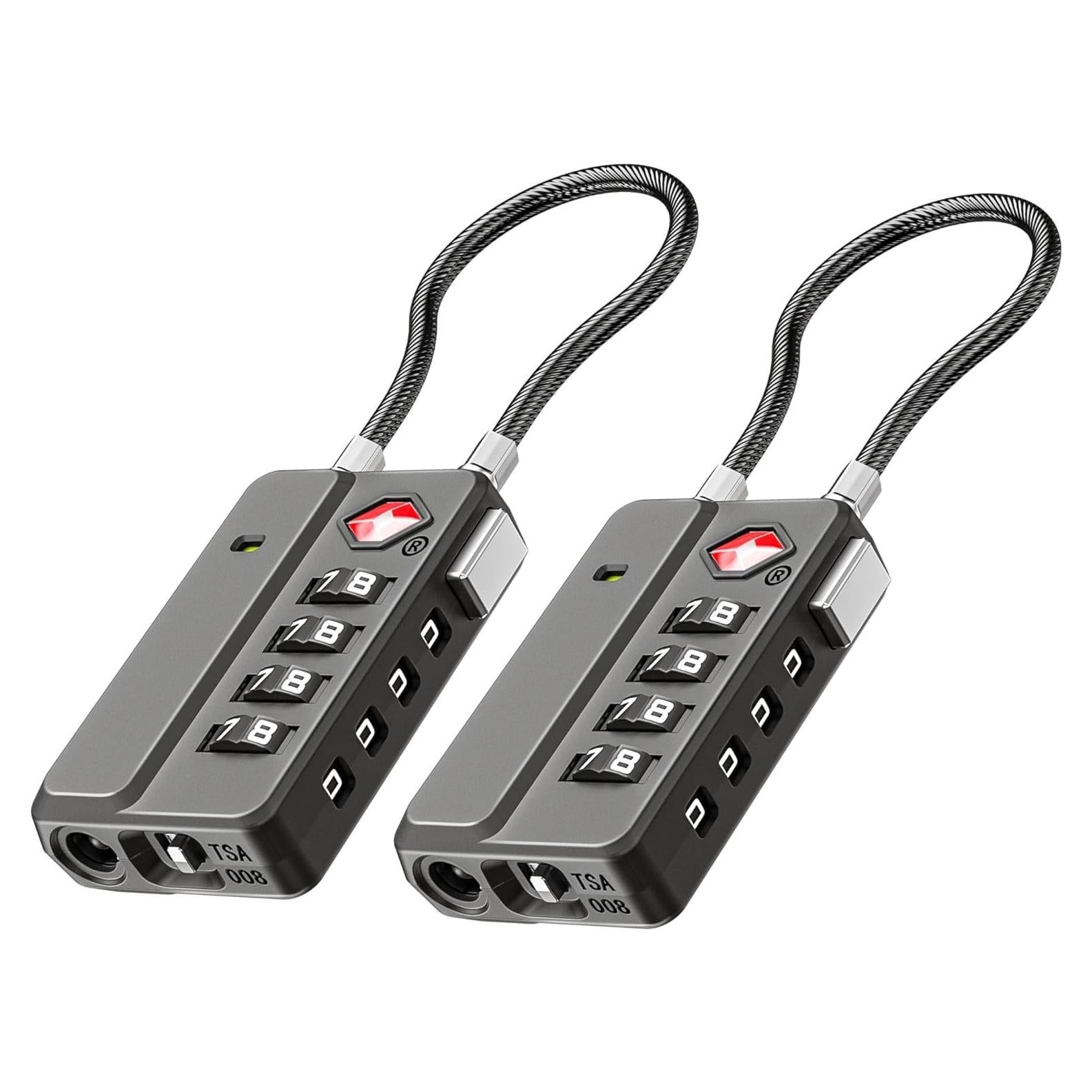 Candados de Equipaje LUGGEX Aprobados por TSA - 2 Piezas