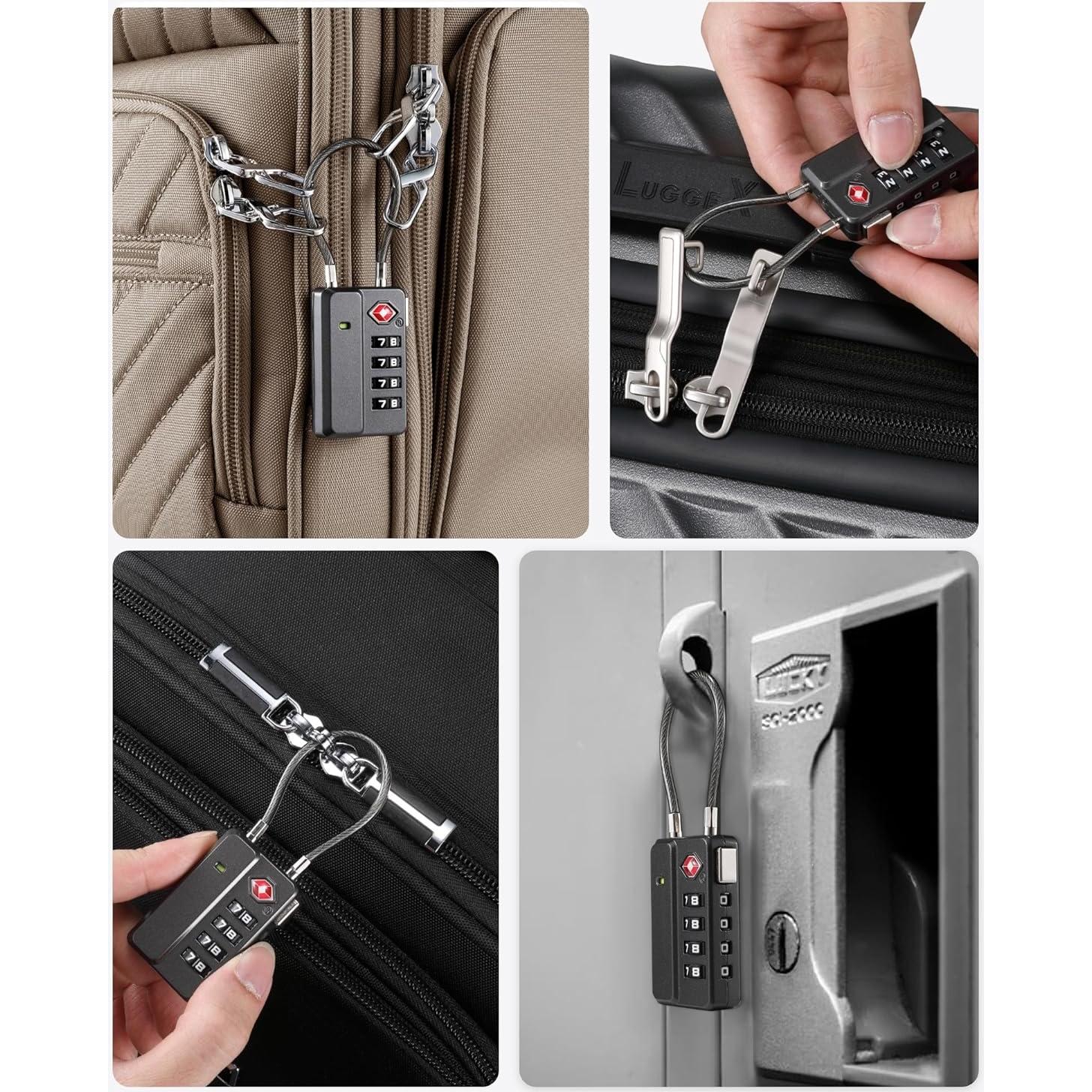 Candados de Equipaje LUGGEX Aprobados por TSA - 2 Piezas