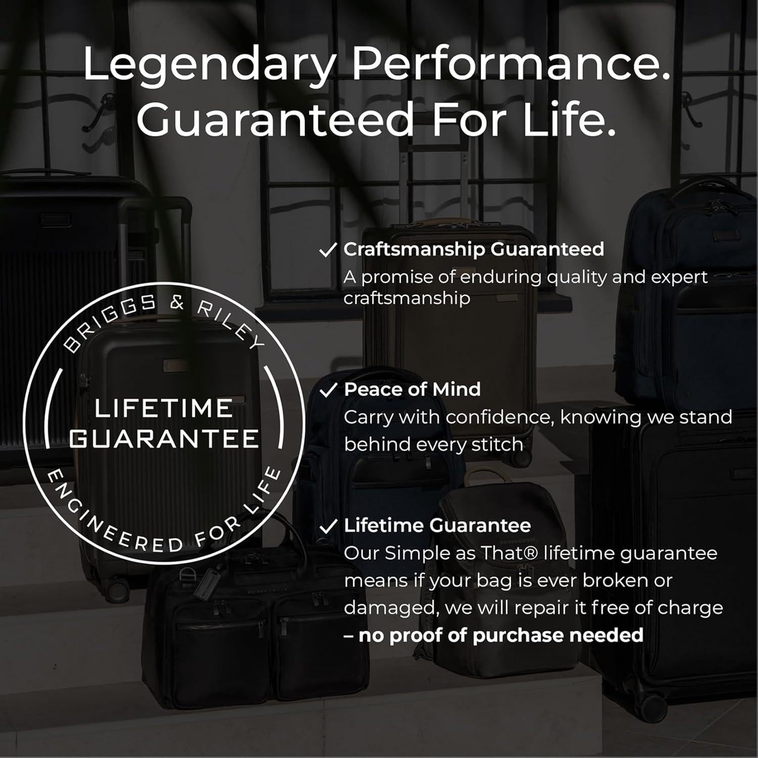 Candado de Cable TSA Briggs & Riley - Combinación 3 Dígitos, Negro