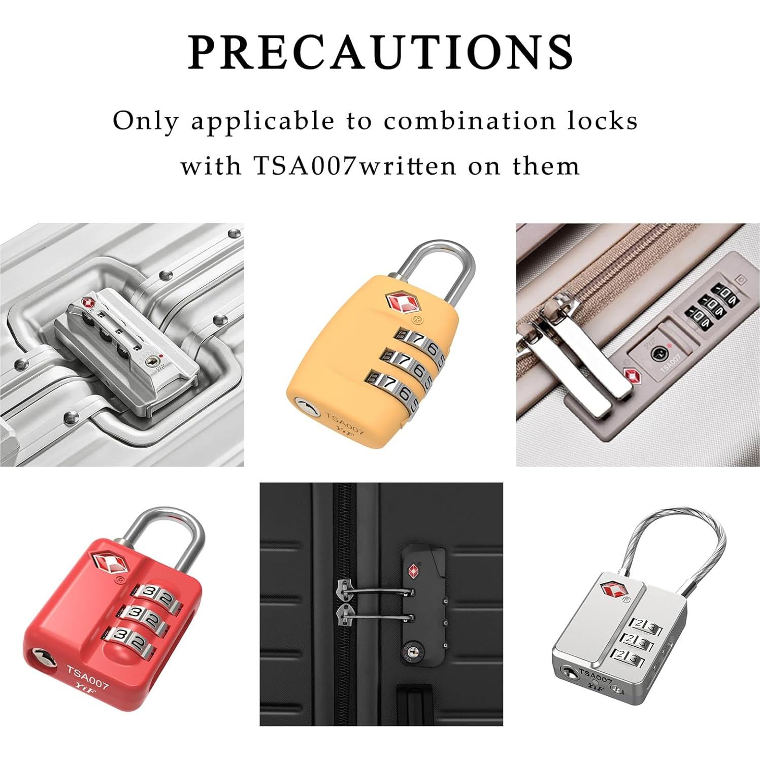 2 Llaves Maestras TSA 007 Cogguepe para Candados de Equipaje