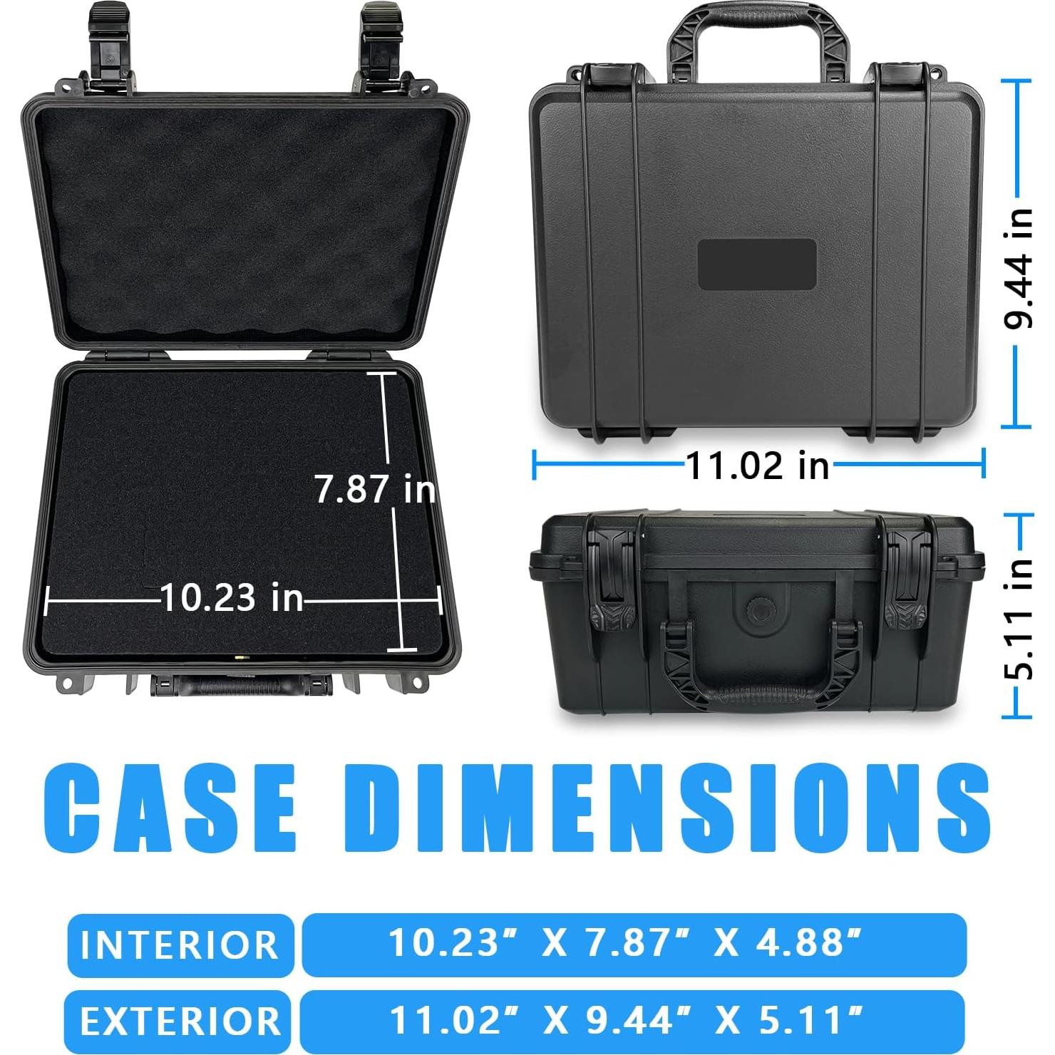 Funda Dura Tiswell W902 para Pistola 9mm con Candados TSA
