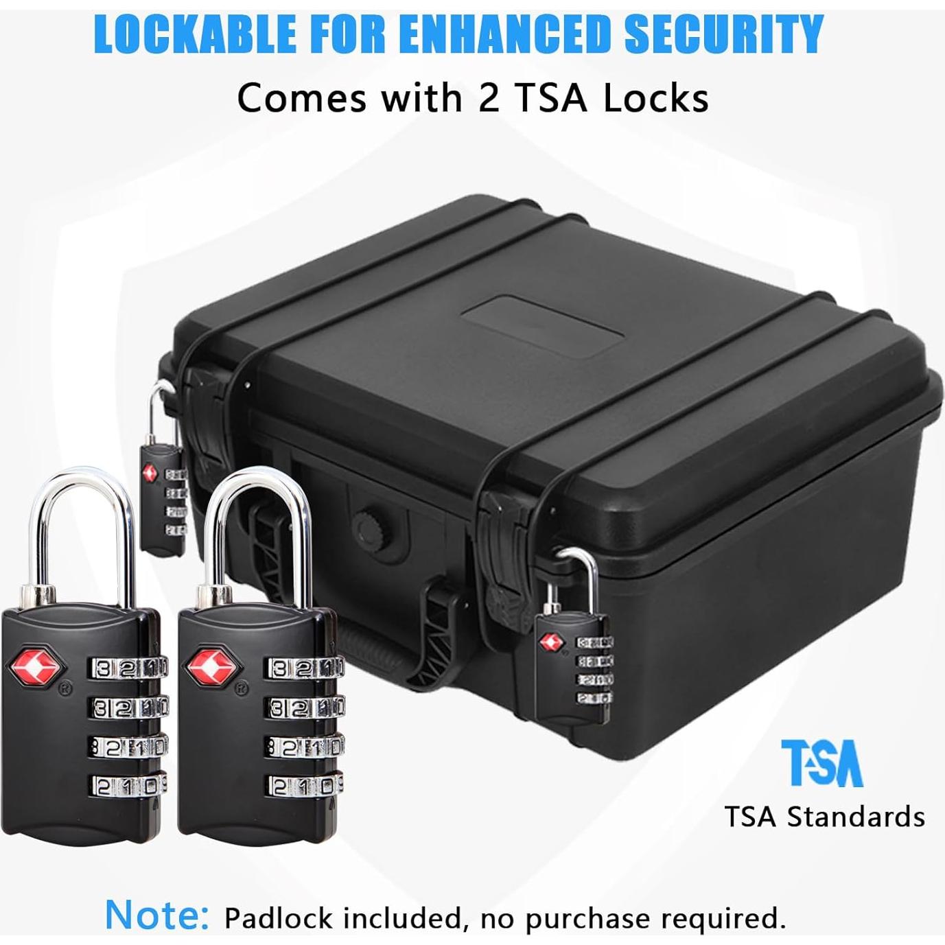 Funda Dura Tiswell W902 para Pistola 9mm con Candados TSA