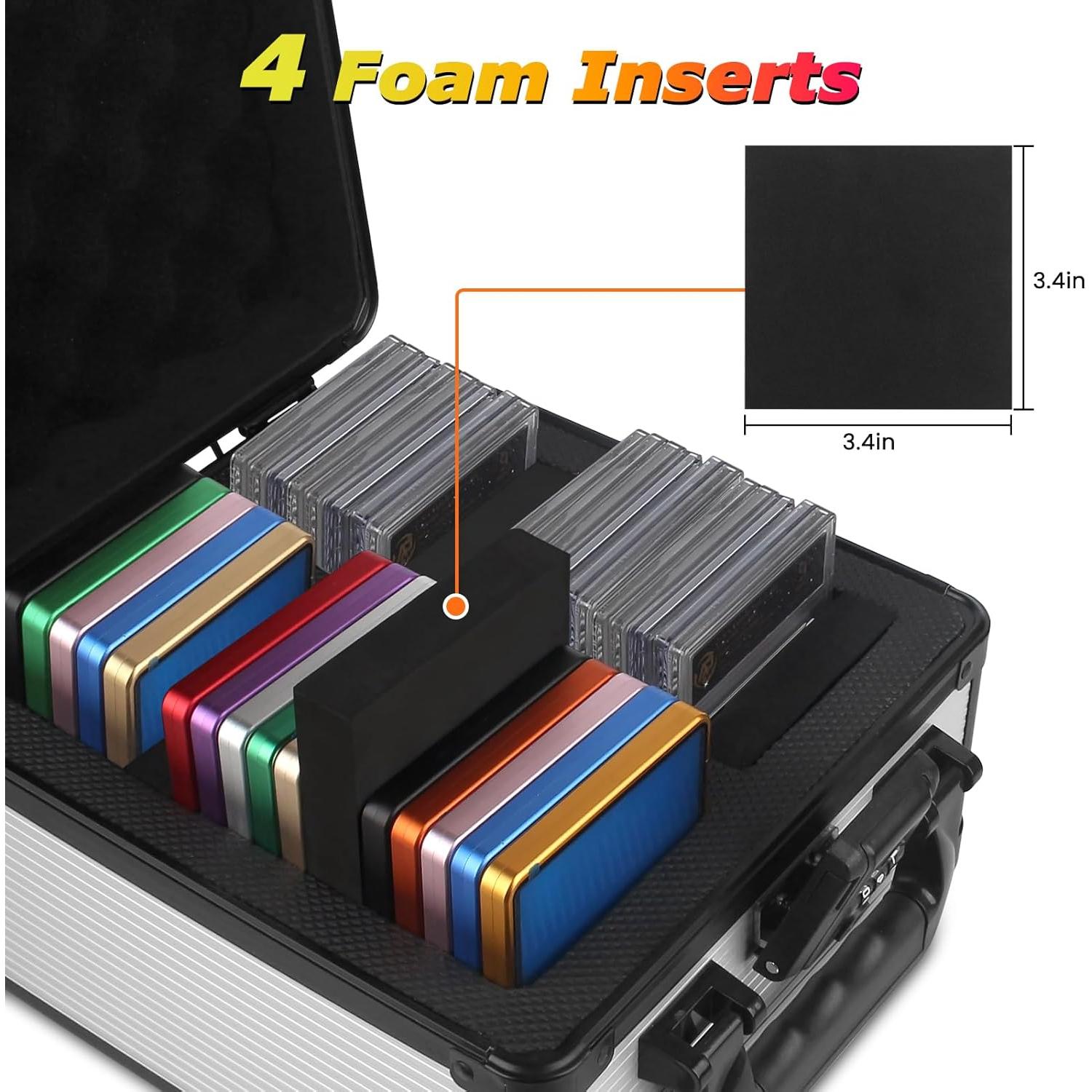 Estuche de Cartas ZINHO Plata 24.6x22.9x17.3cm Impermeable