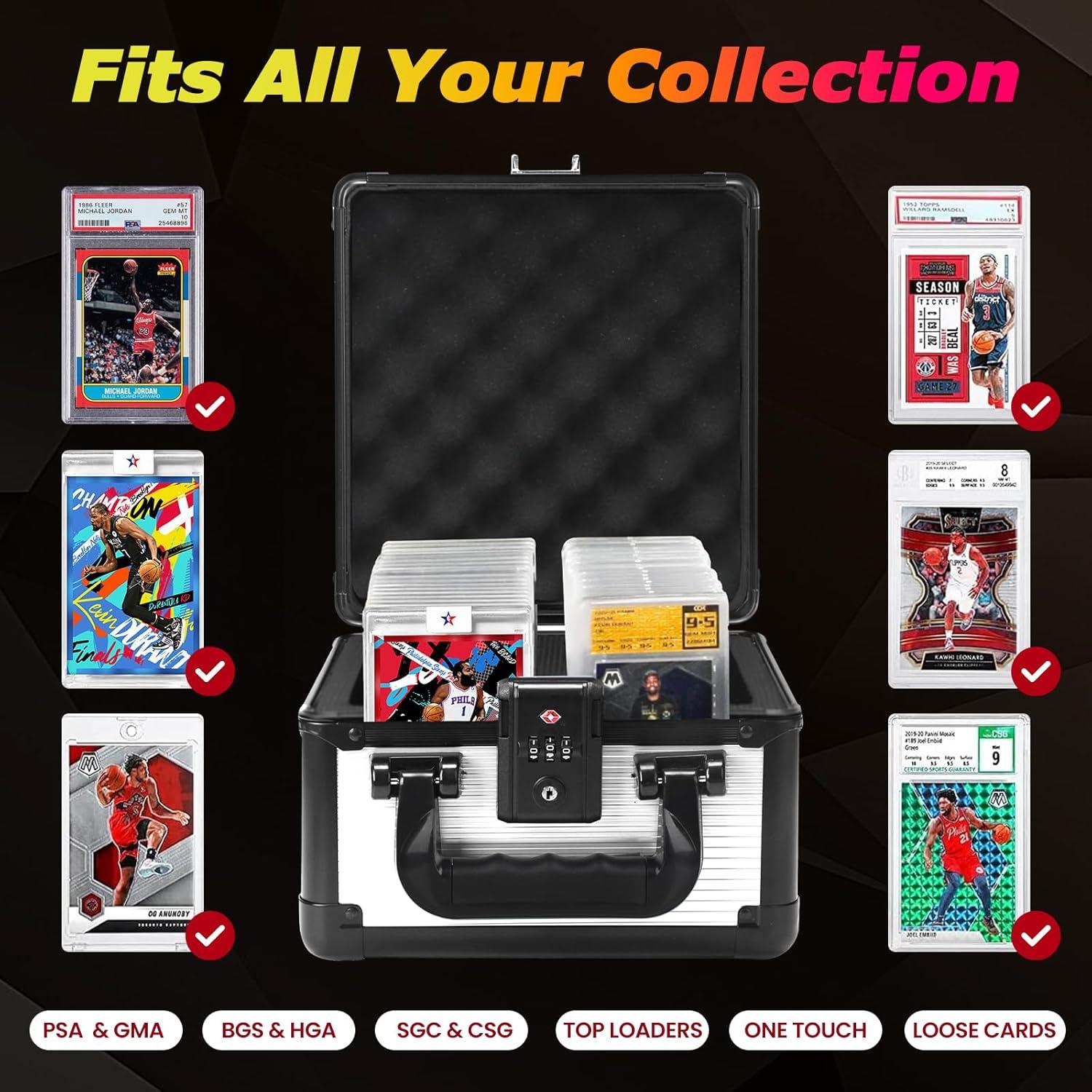 Estuche de Cartas ZINHO Plata 24.6x22.9x17.3cm Impermeable