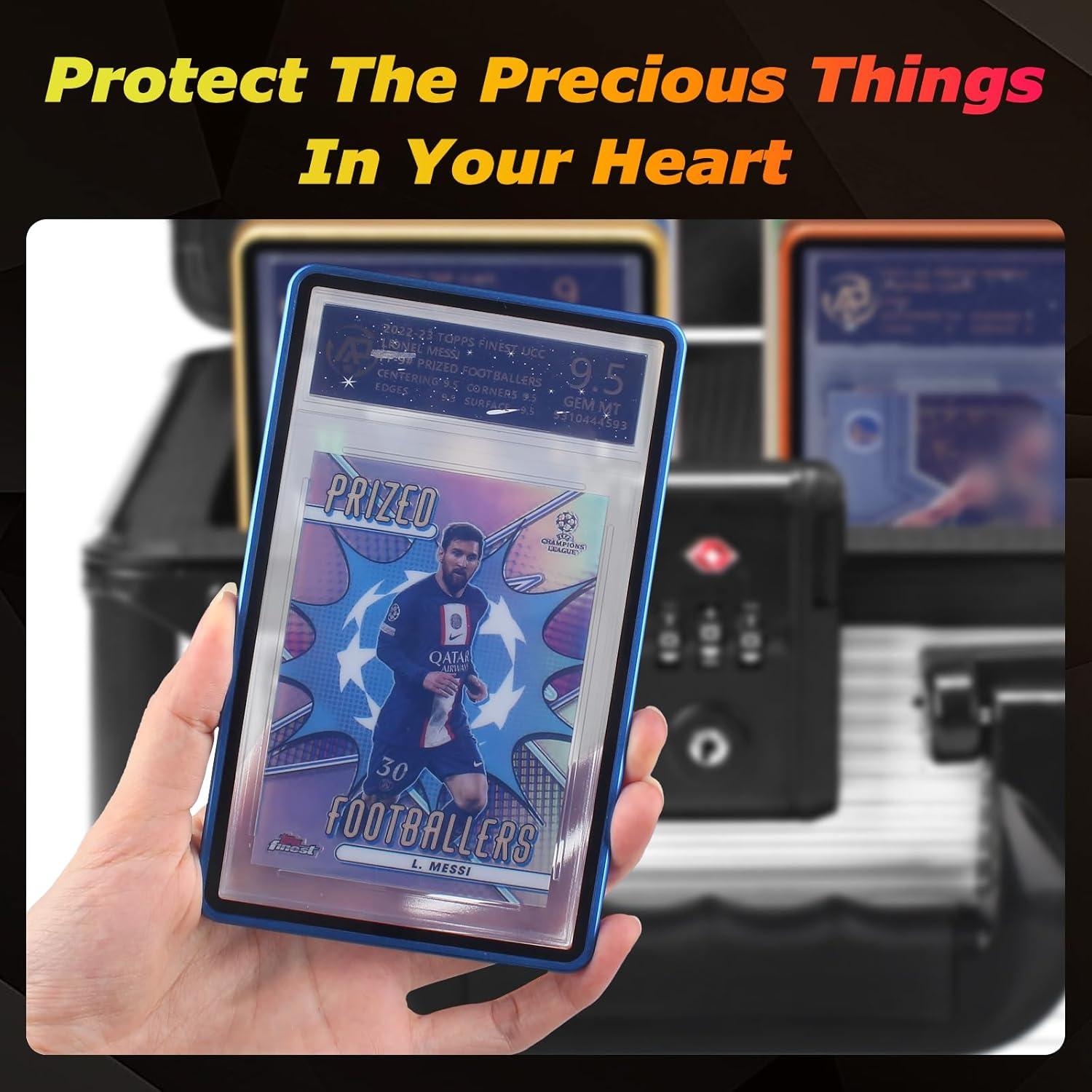 Estuche de Cartas ZINHO Plata 24.6x22.9x17.3cm Impermeable