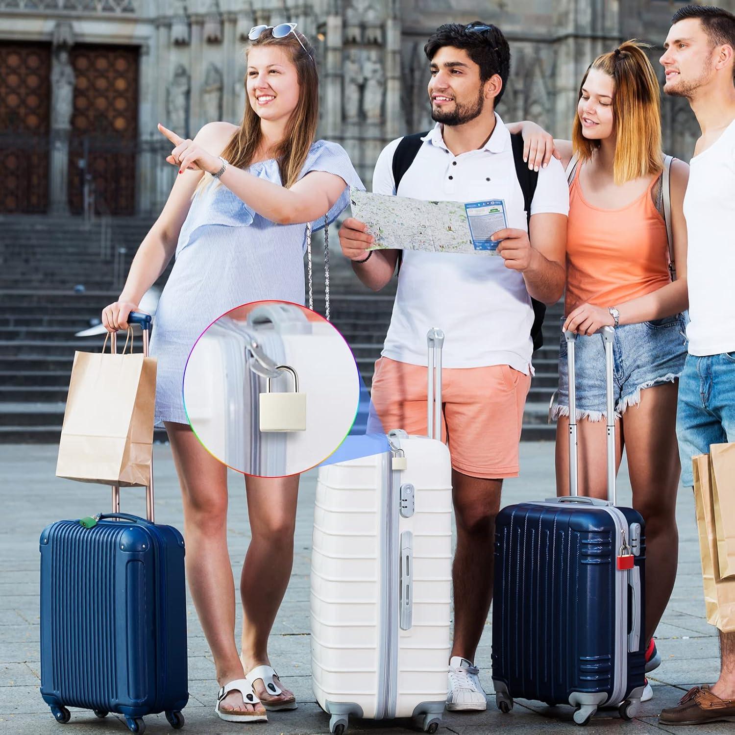 Candados de Maleta Photect con Llave - 12 Pcs Colores Vivos