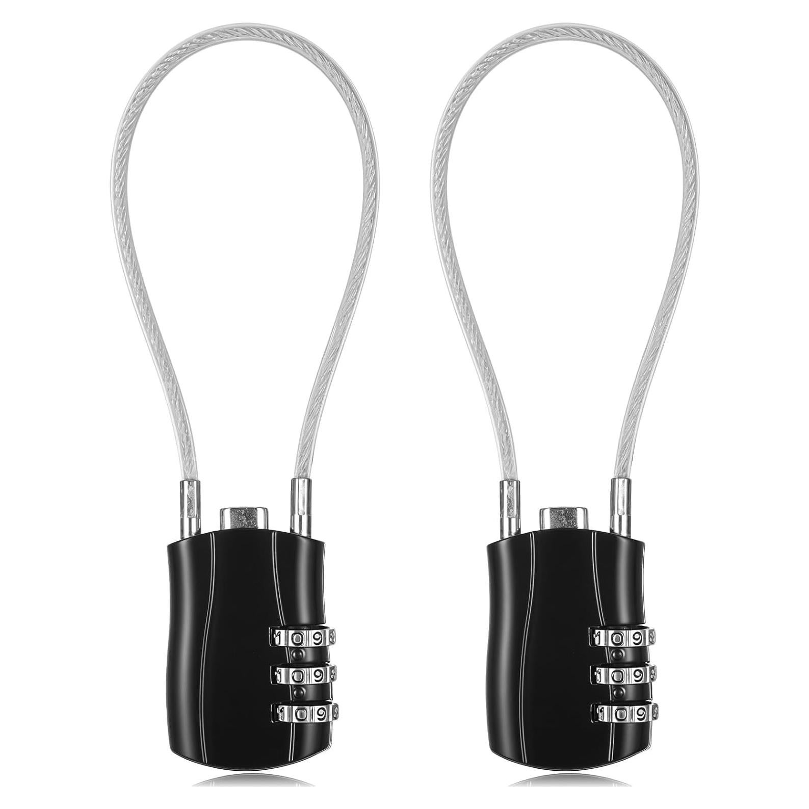 Candados TSA FdcLixuvol 2 Pack Combinación Portátil 82g