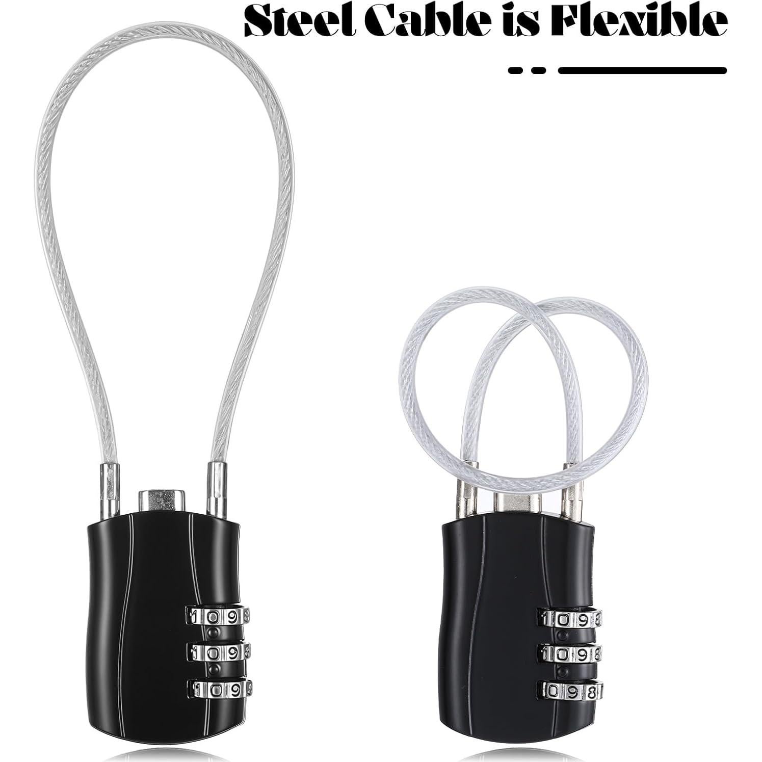 Candados TSA FdcLixuvol 2 Pack Combinación Portátil 82g