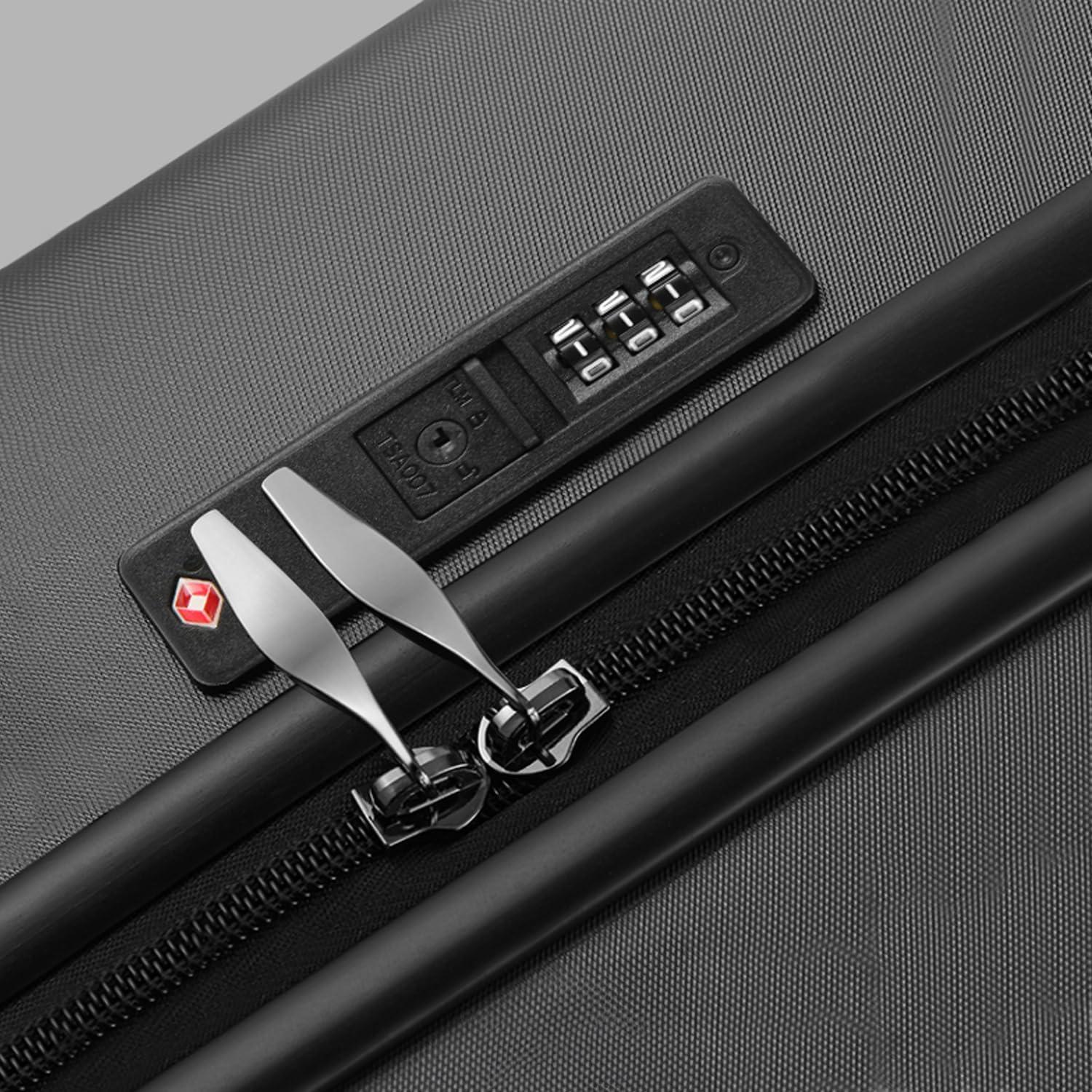 2 Candados TSA de Combinación Ech.Apr para Equipaje Negro