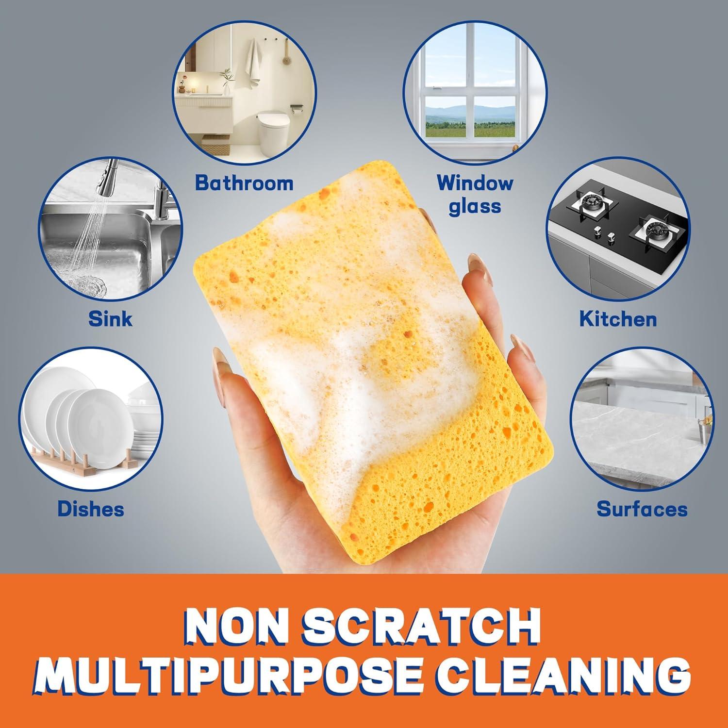 Esponjas de Celulosa Comprimida Derloyo 7 Unidades Ecológicas