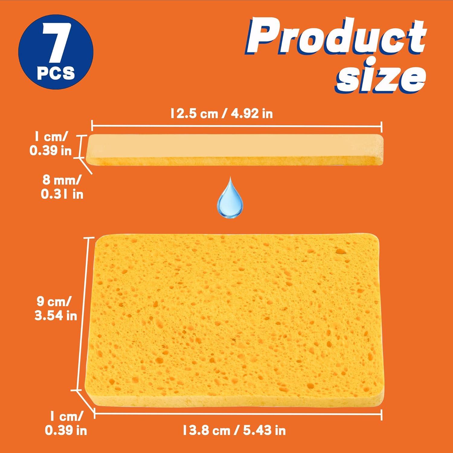 Esponjas de Celulosa Comprimida Derloyo 7 Unidades Ecológicas