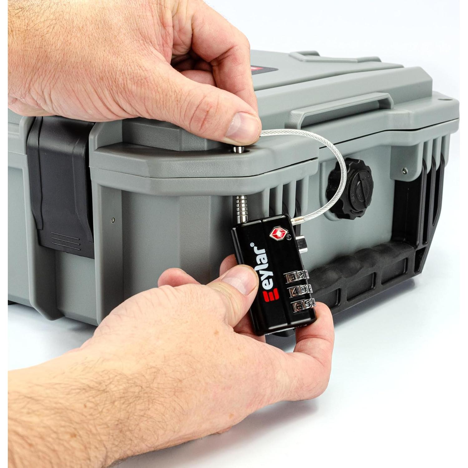 Candado de Combinación TSA Eylar 3 Dígitos - 2 Paquete