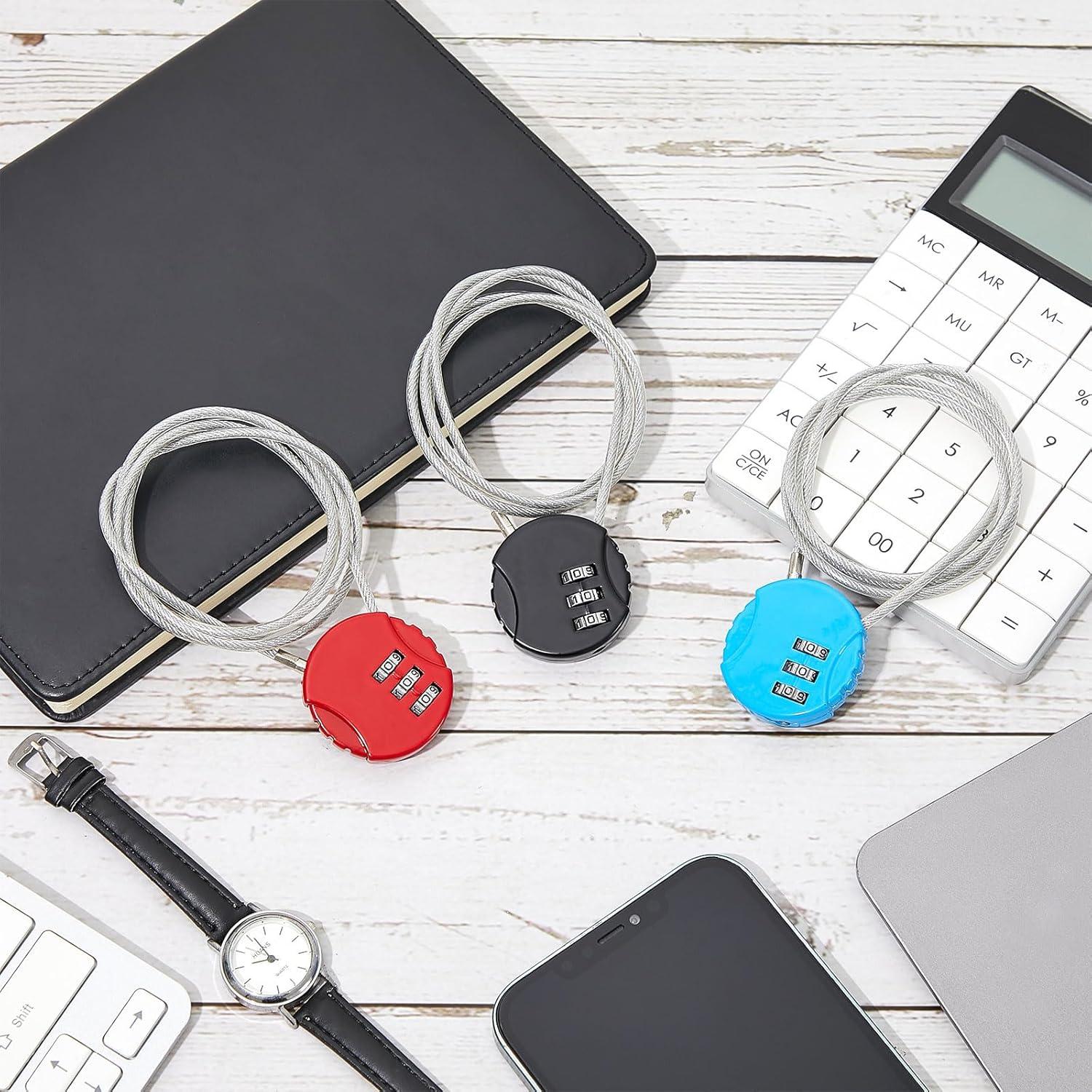 Candados de Equipaje TSA 3 Piezas Ferraycle 15x4 cm Colores