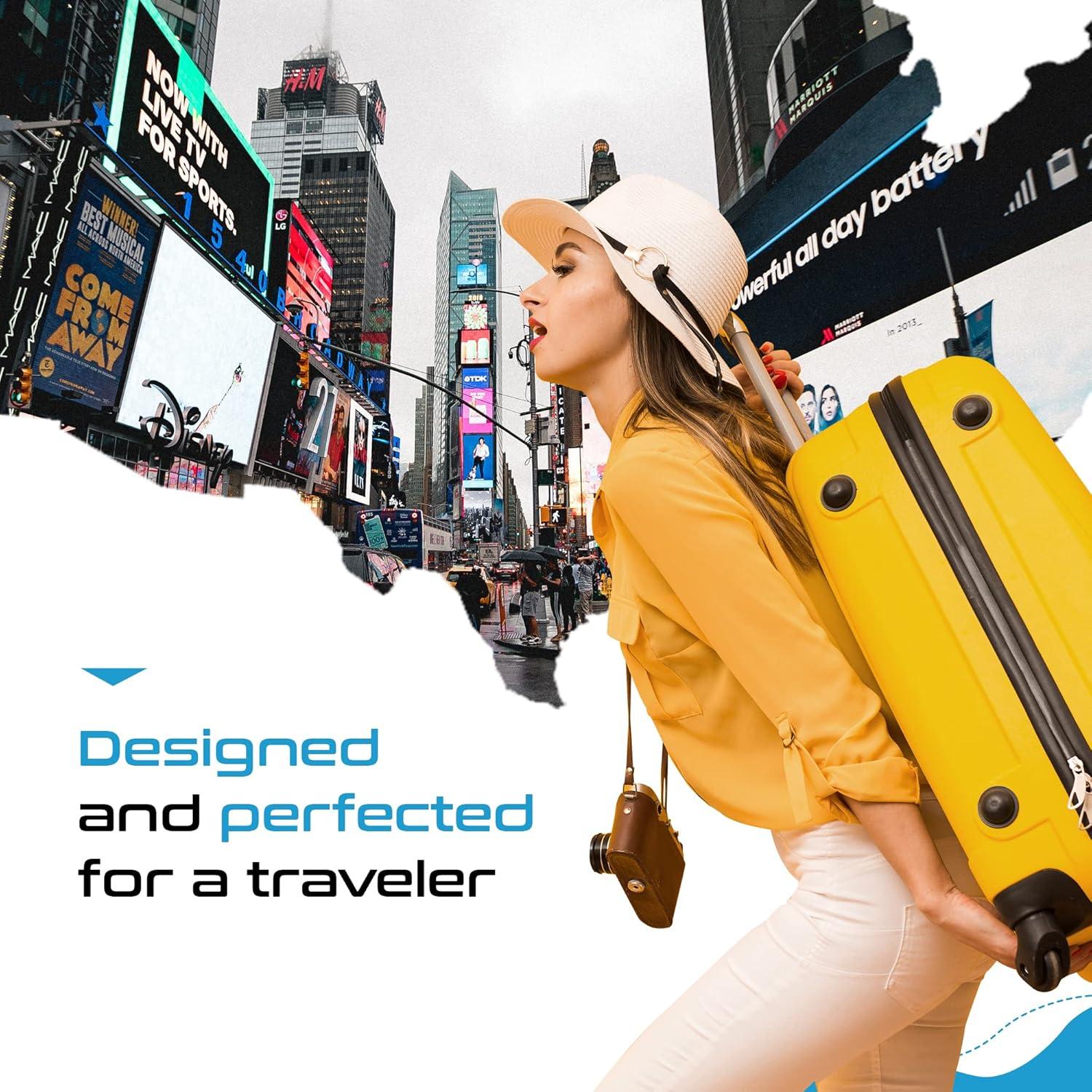 Adaptador de Viaje Ceptics GP-12PK, Set de 12 Adaptadores