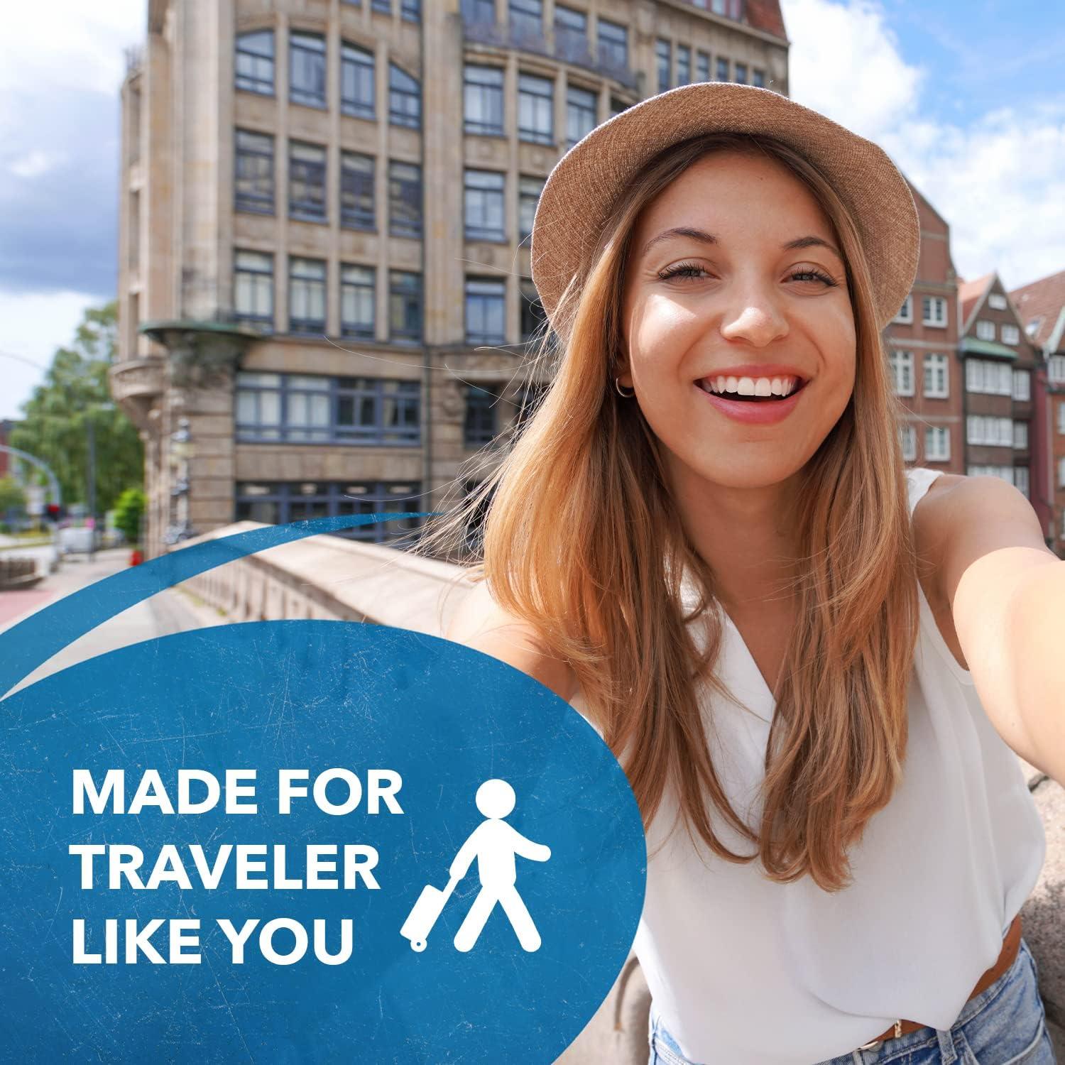 Adaptador de Enchufe Americano a Europeo OREI - Paquete de 6