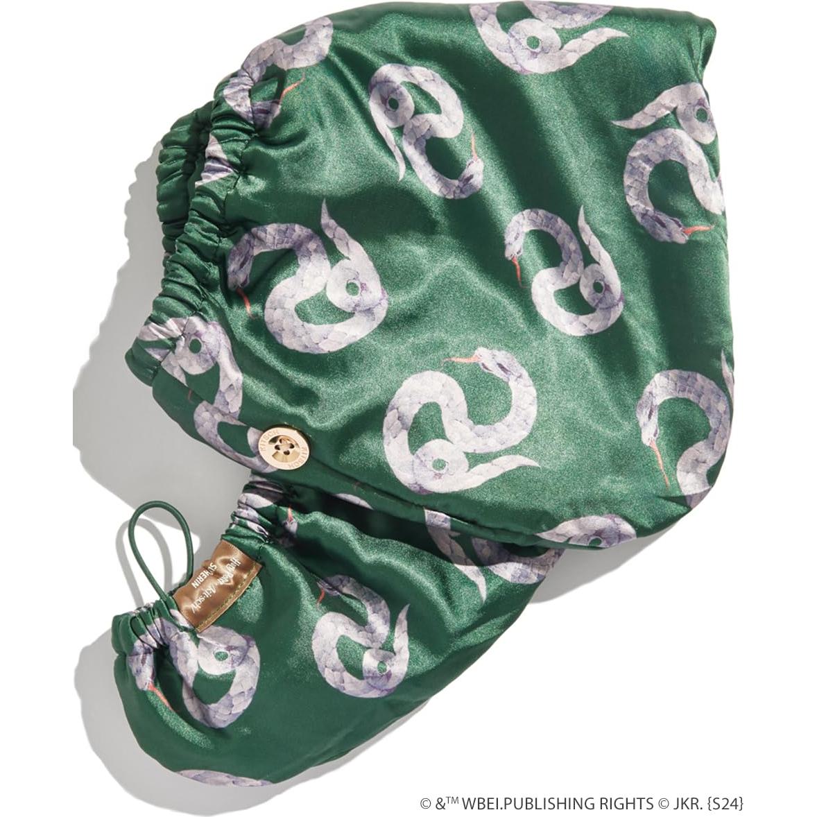 Toalla de Microfibra Satinada Kitsch para Cabello Slytherin - Secado Rápido, Anti-Frizz