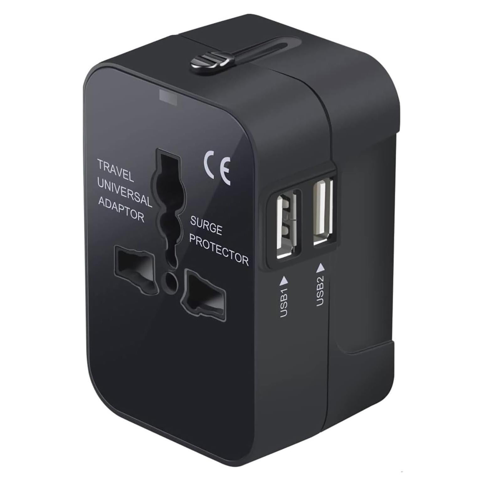 Adaptador de Viaje Universal Vishui Todo en Uno con USB