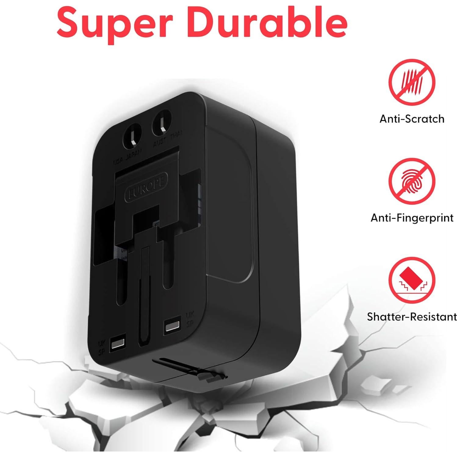 Adaptador de Viaje Universal TSIM con USB C y SIM Internacional