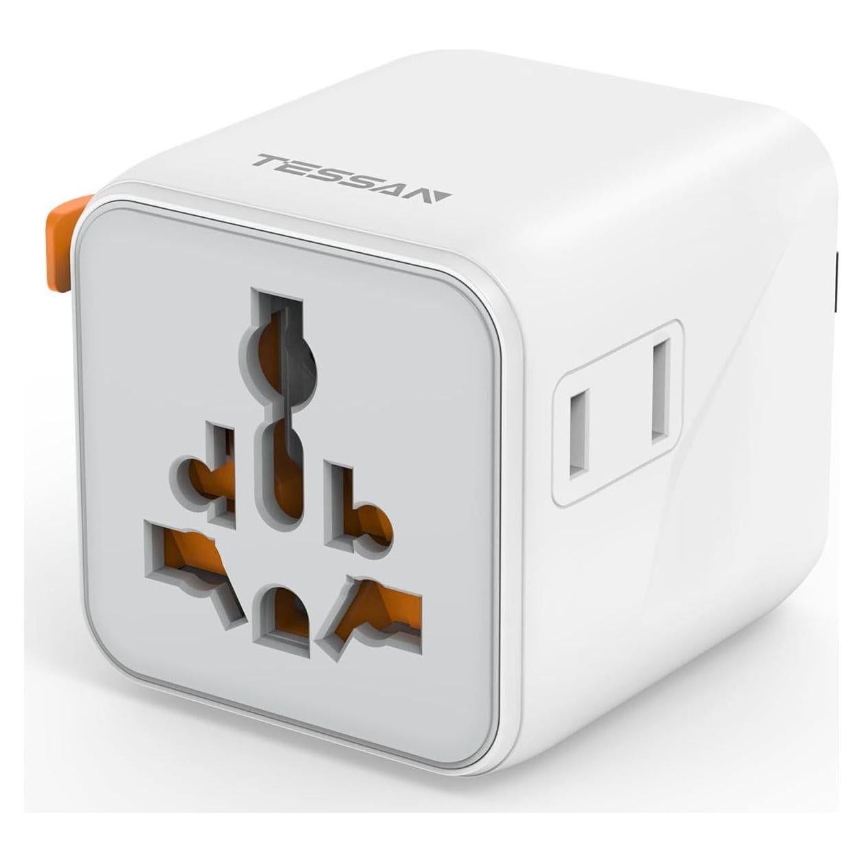 Adaptador de Viaje Universal TESSAN con Doble Salida AC