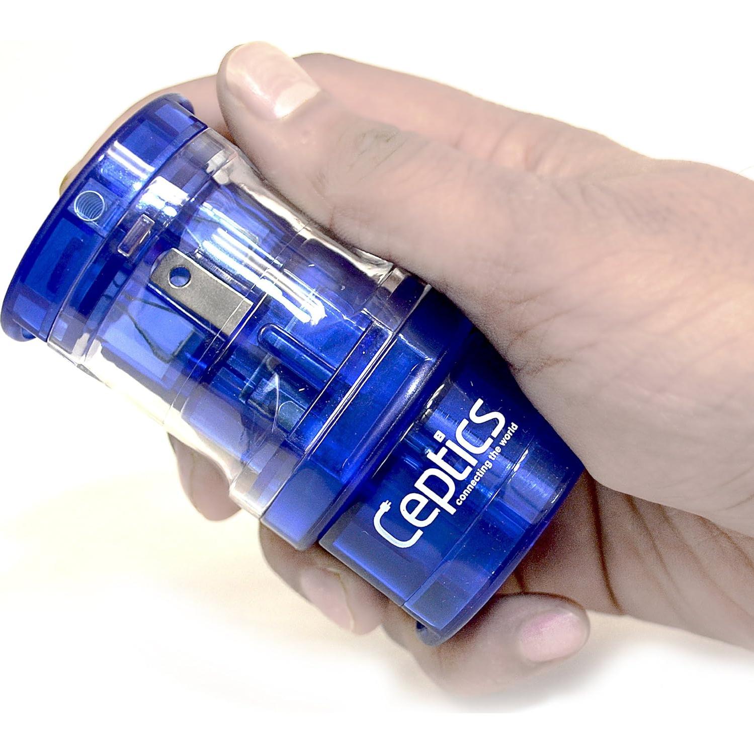 Adaptador de Viaje Universal Ceptics - Compacto, 150 Países