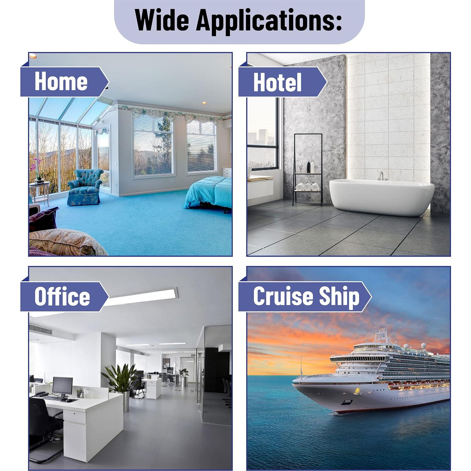 Adaptador de Viaje Bates 3 Pack - Enchufe EE. UU. a UE