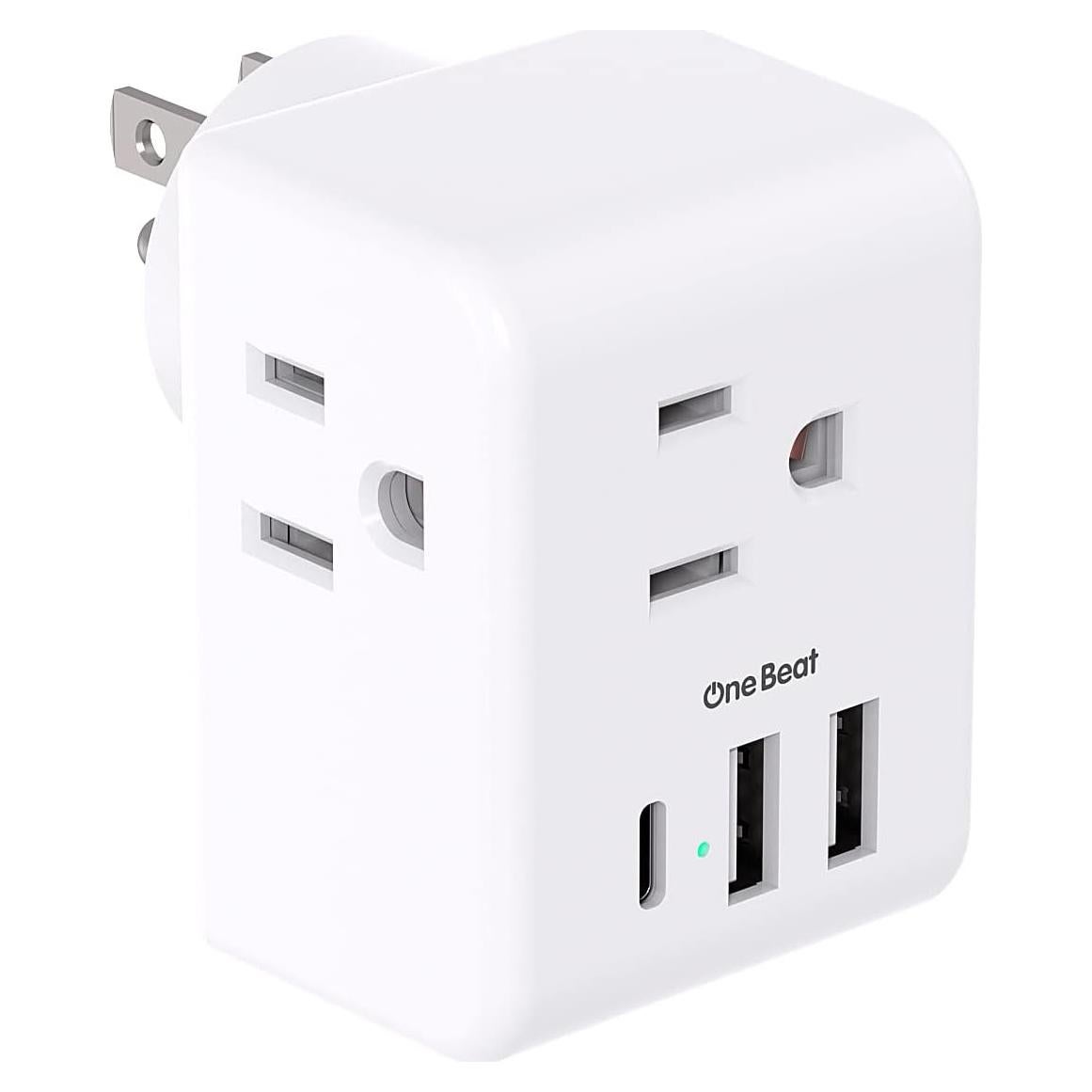 Extensor de Enchufe Múltiple One Beat 3 USB Carga Rápida