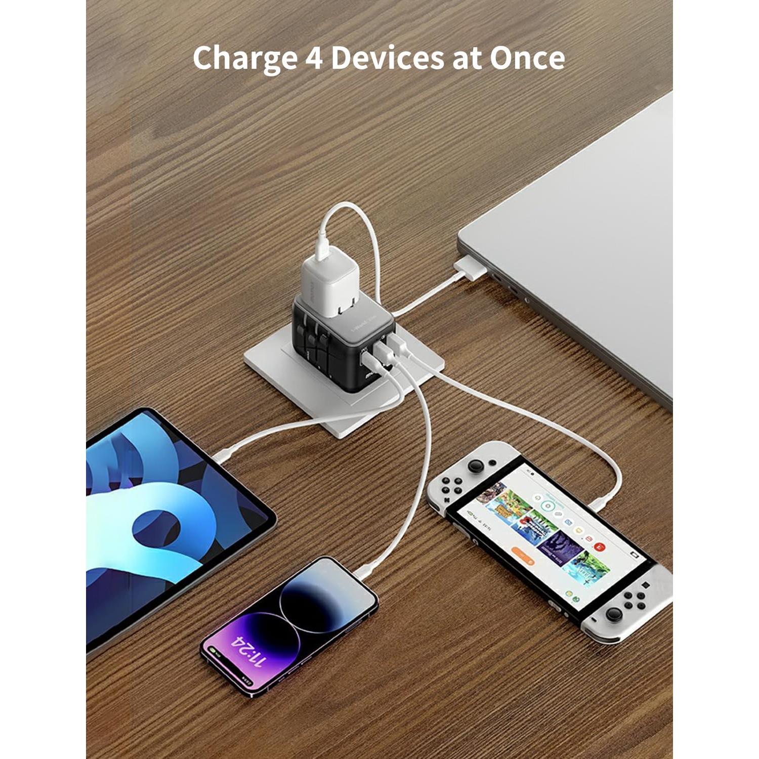 Adaptador de Viaje Universal MOMAX UA11 20W Carga Rápida