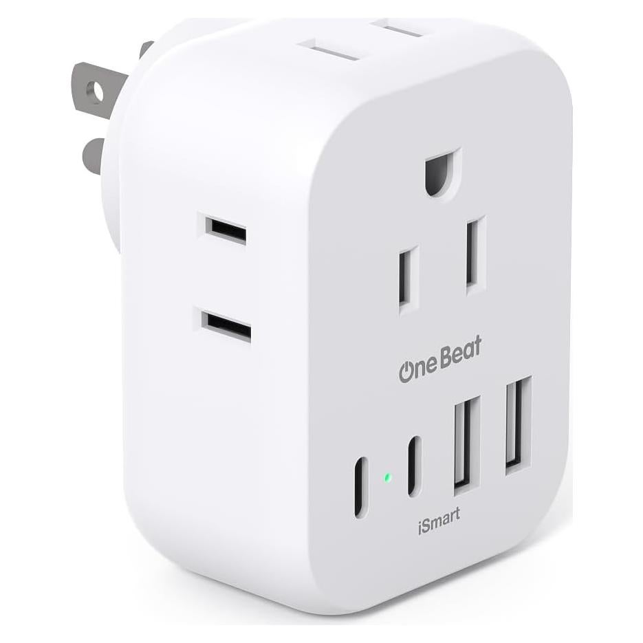Extensor de Enchufe One Beat 4 Enchufes 4 USB Cruceros