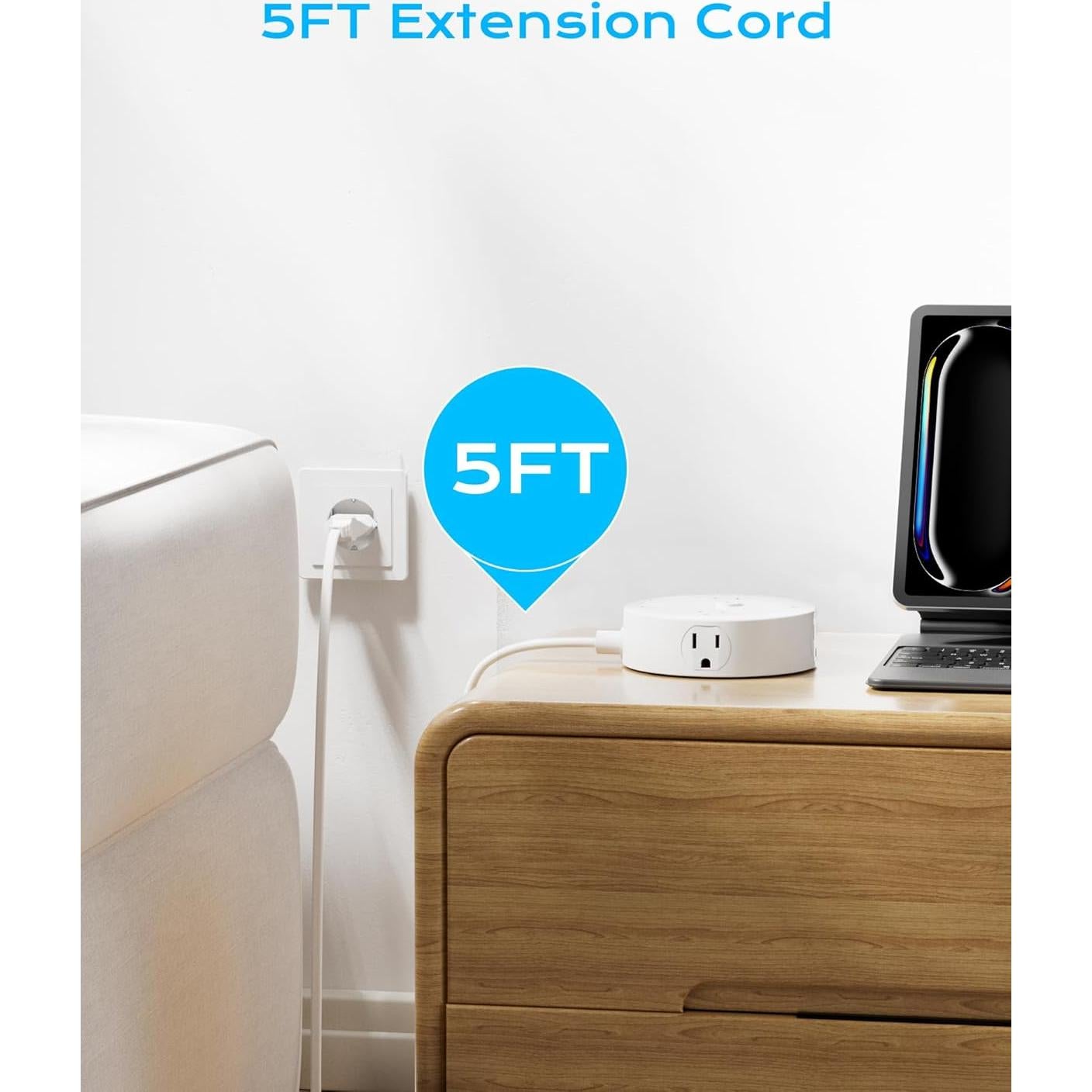 Adaptador de Enchufe de Viaje Yozisital 10 en 1 con USB 5FT