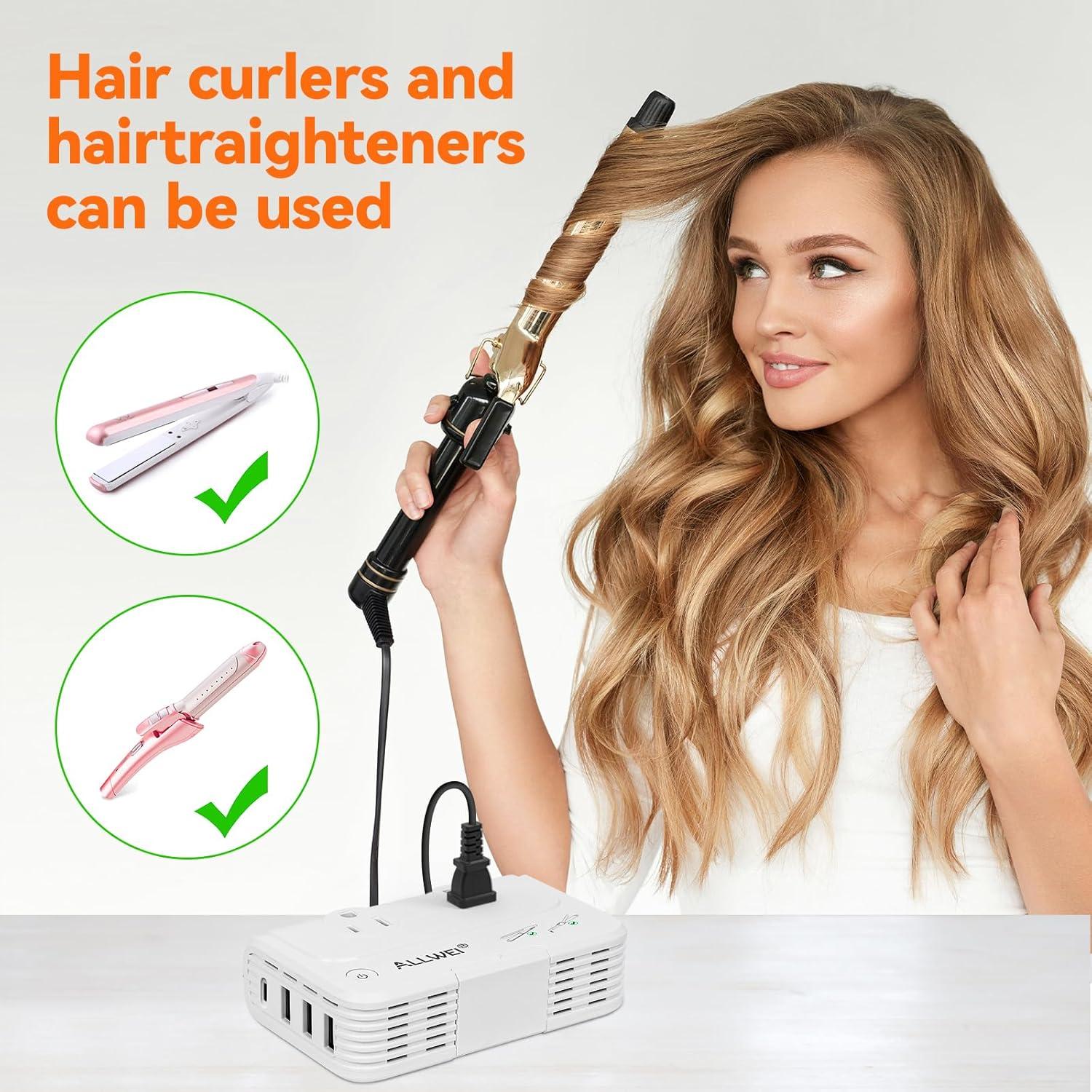 Adaptador de Viaje ALLWEI 220V a 110V Universal Blanco