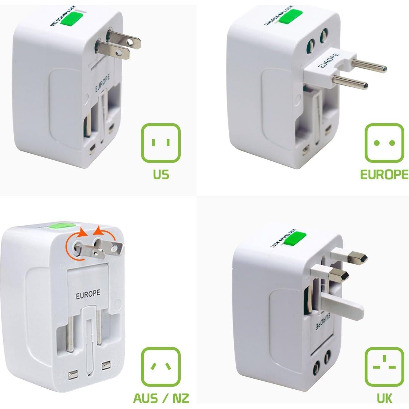 Adaptador de corriente universal Cellet CNUNM FA para viajes