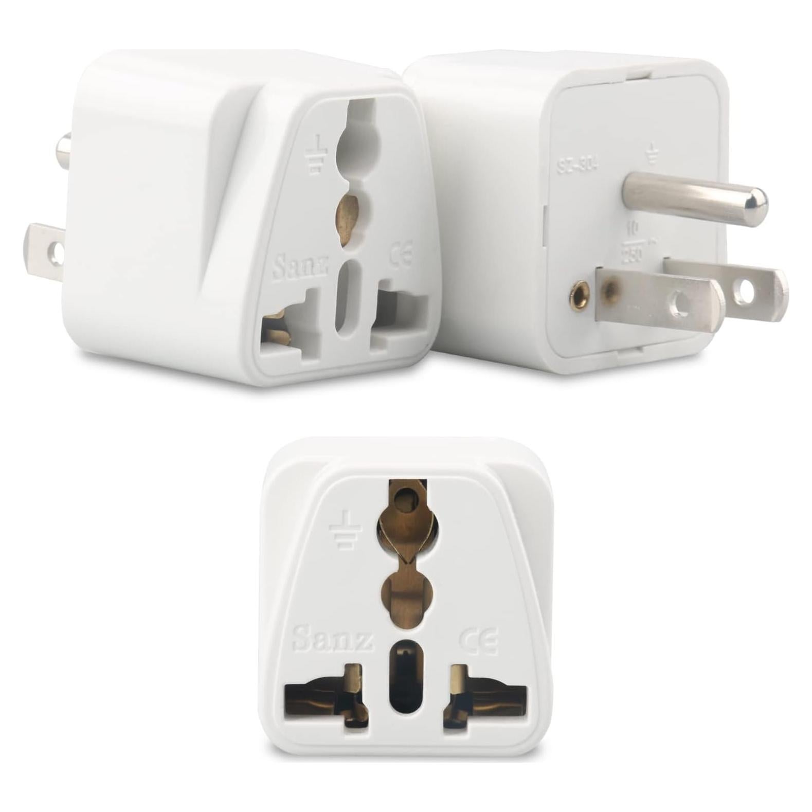 Adaptador de Enchufe Universal TiKeTaoKe - 3 Piezas Tipo B