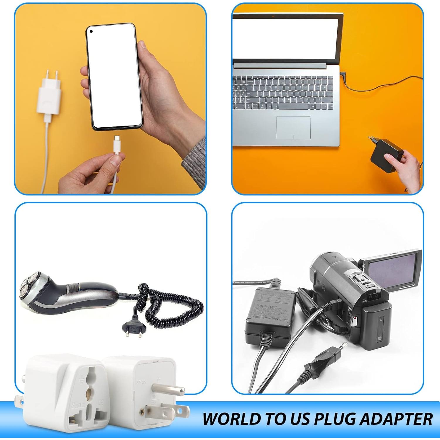 Adaptador de Enchufe Universal TiKeTaoKe - 3 Piezas Tipo B