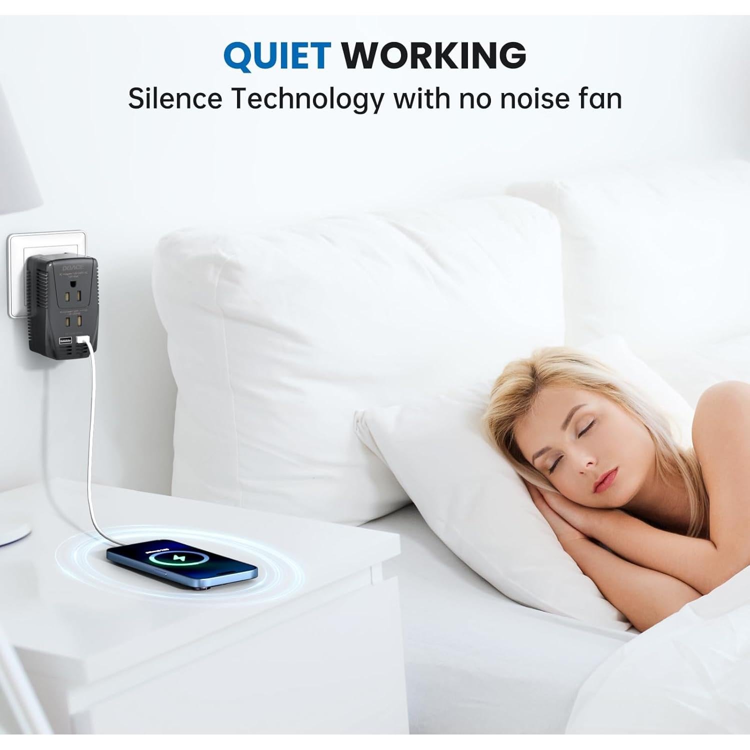 Convertidor de Voltaje DOACE 2000W 220V a 110V para Viajes