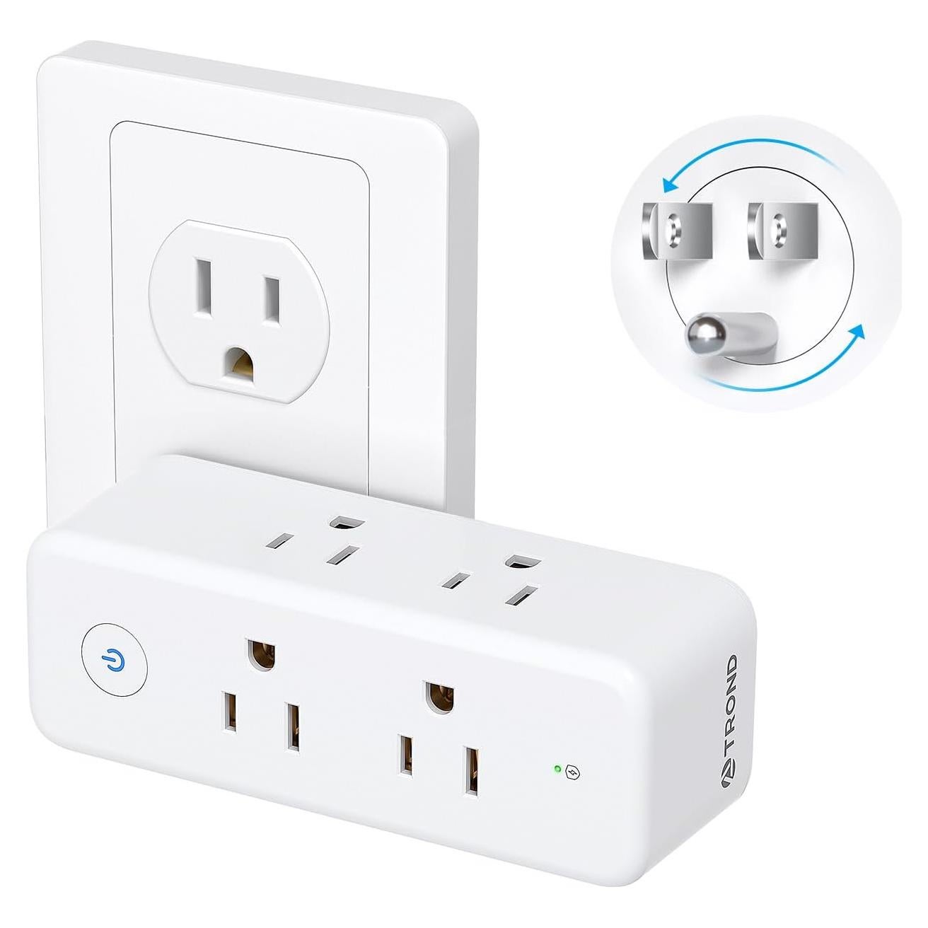 Extensor de Salida AC TROND 6 Salidas Rotatorio 360° 1440J