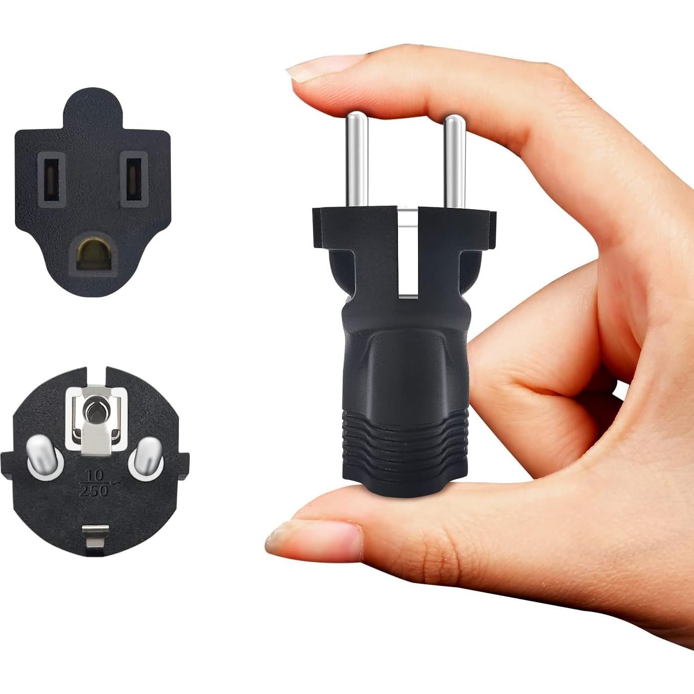 Adaptador de Viaje Tipo E/F Yinleader 2 Salidas 220V Europa