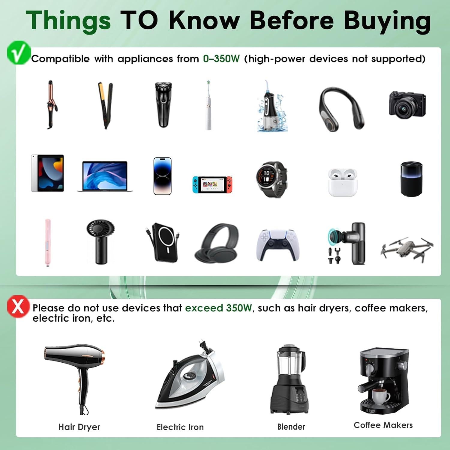 Convertidor de Voltaje 220V a 110V Mapambo 65W USB C