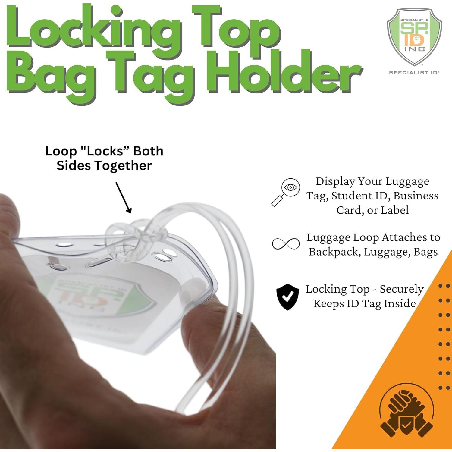 Etiquetas de Identificación de Equipaje Specialist ID - 25 Piezas