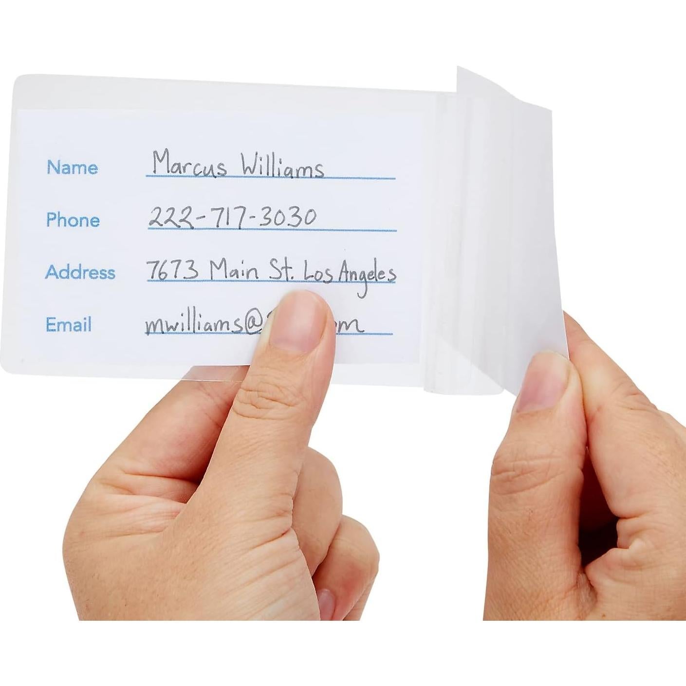 Etiquetas de Equipaje Autolaminadas Juvale 30-Pack 10.4x6.6 cm