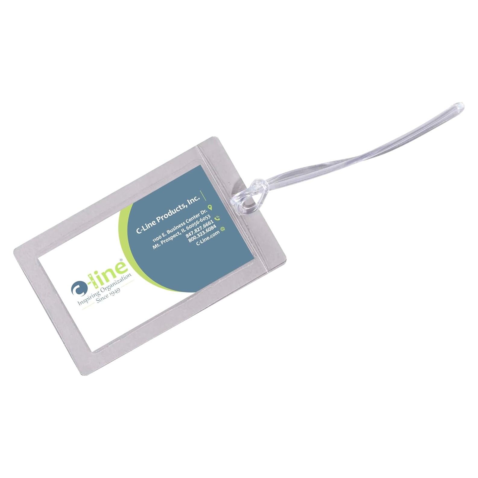 Etiquetas de Equipaje C-Line Cleer Adheer 10 unidades