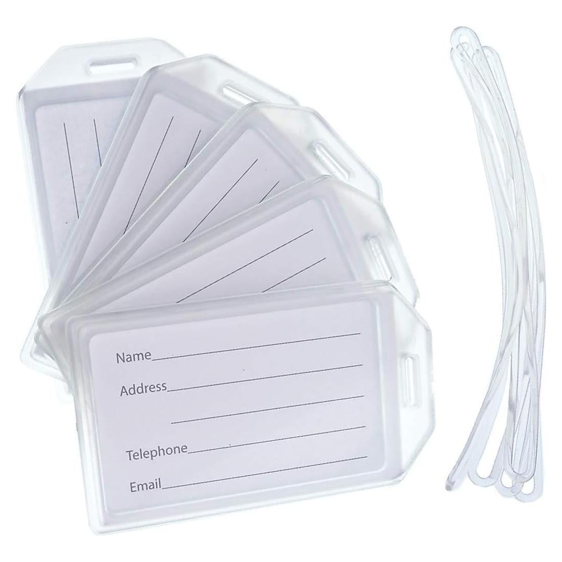 Paquete de 5 Etiquetas de Equipaje Rígidas Specialist ID 15.24 cm