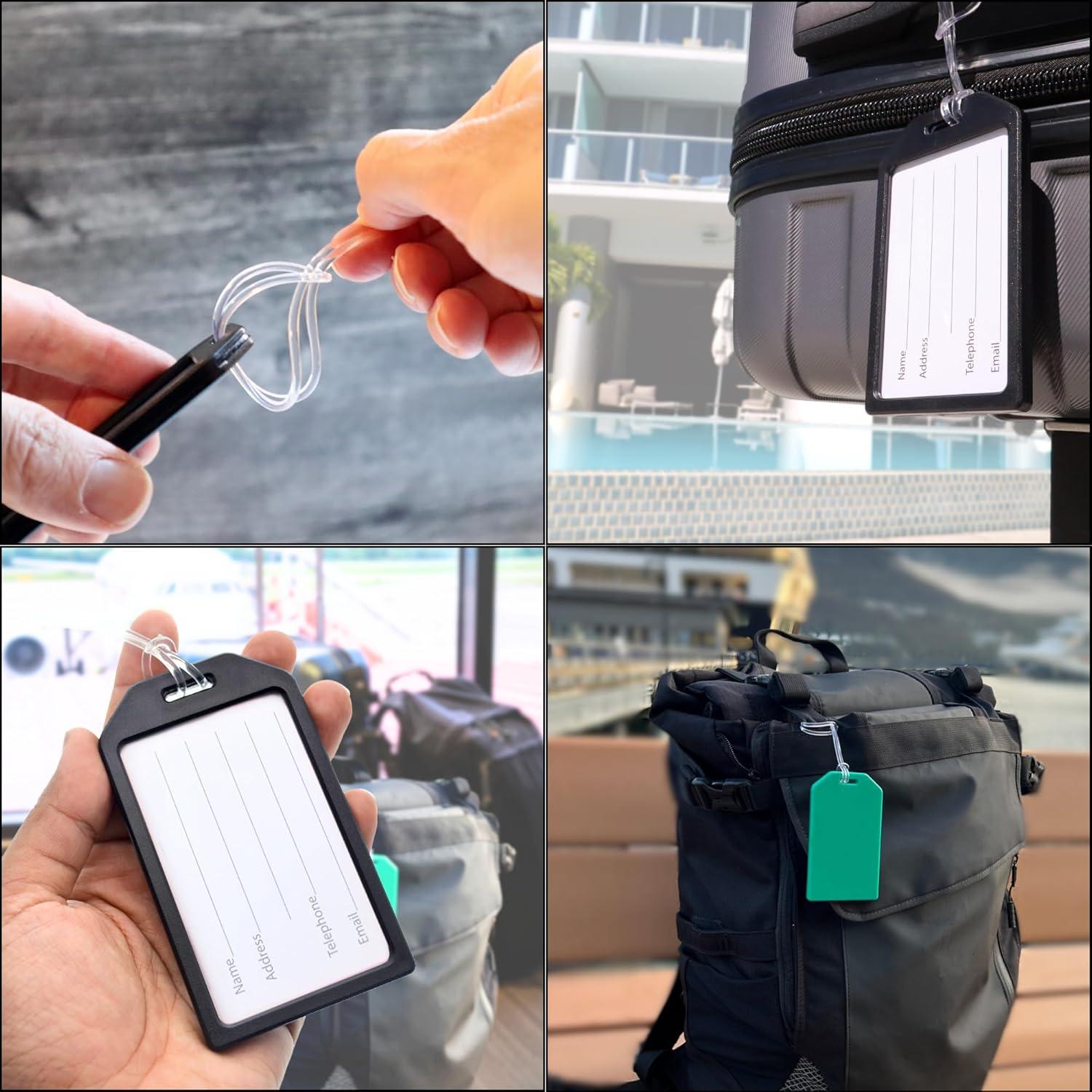 Paquete de 5 Etiquetas de Equipaje Rígidas Specialist ID 15.24 cm