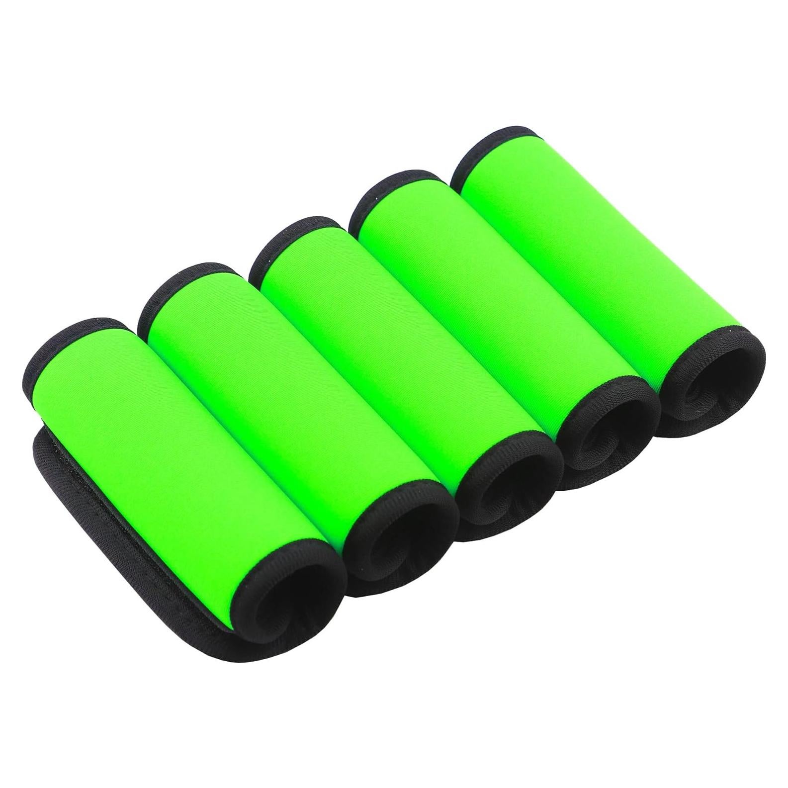 Funda de Mango de Equipaje GOWRAPS Neopreno Verde Fluorescente