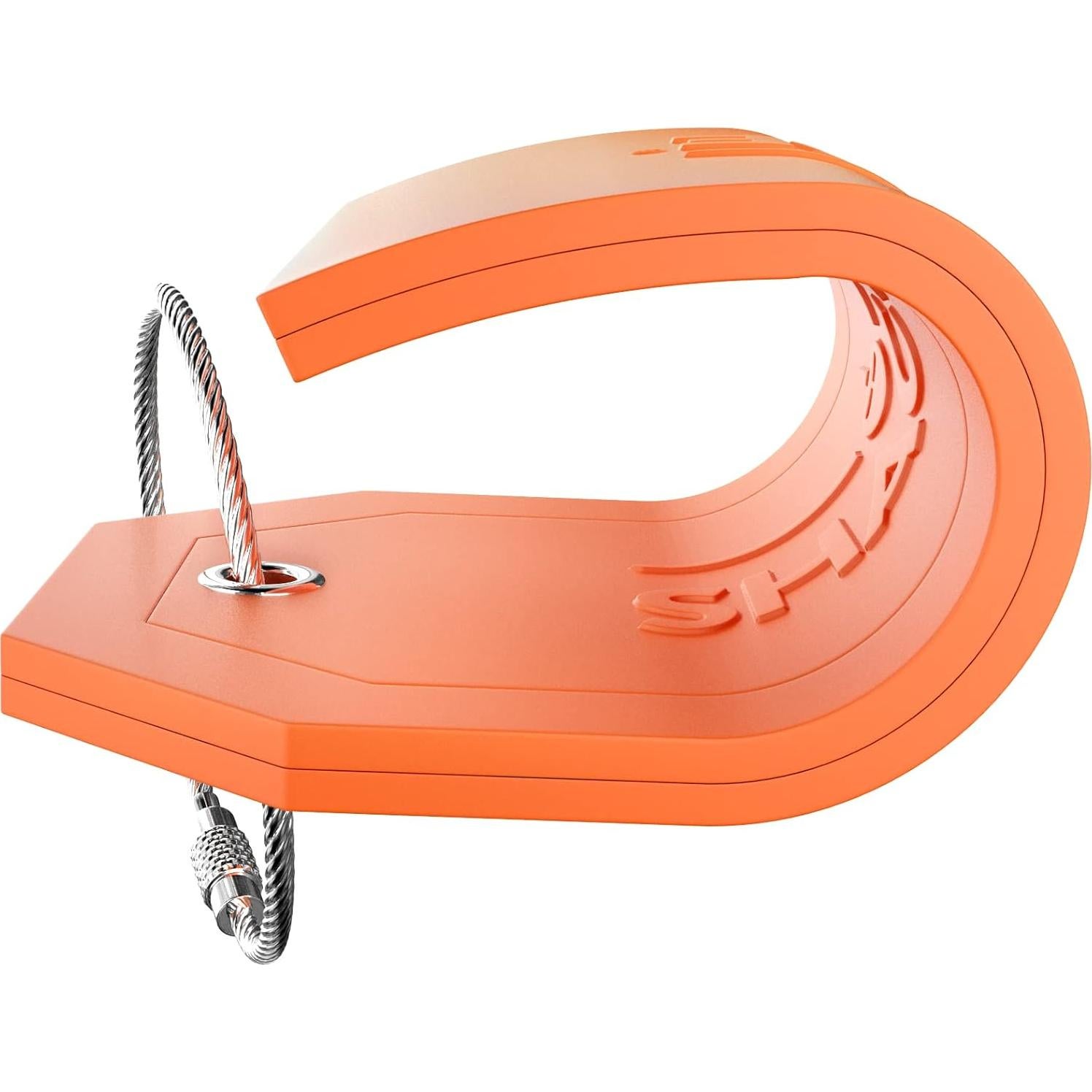 Etiquetas de Equipaje Shacke con Bucle de Acero (2pcs) Naranja