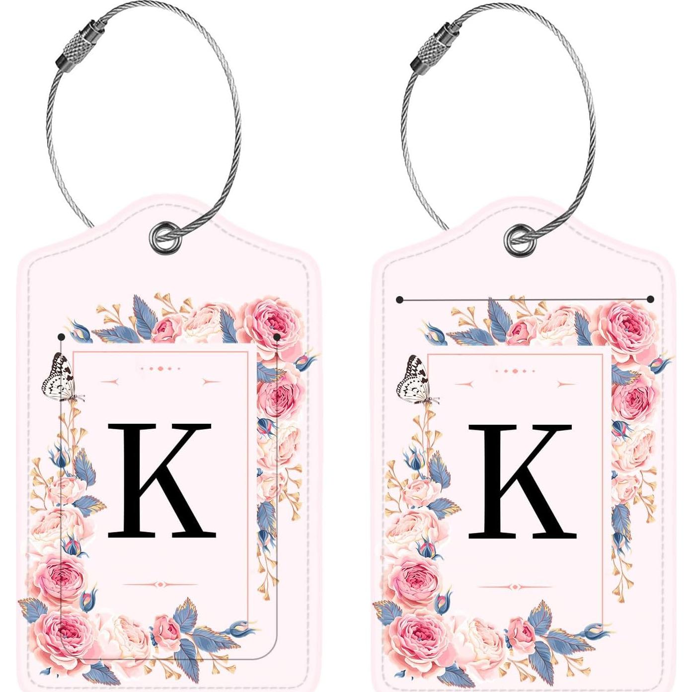 Etiquetas de Equipaje de Cuero PU Anikathy - 2 Pcs con Privacidad