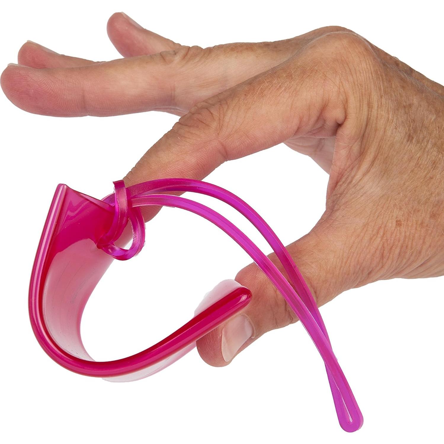 4 Etiquetas de Equipaje TravelMore Rosa Brillante Silicona